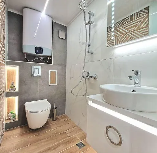 Apartament Luxury Apartment. 75 Inches Tv Warna